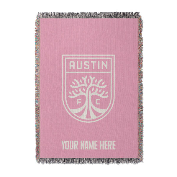 Chad & Jake Austin FC 37" x 52" Personalized Woven Blanket