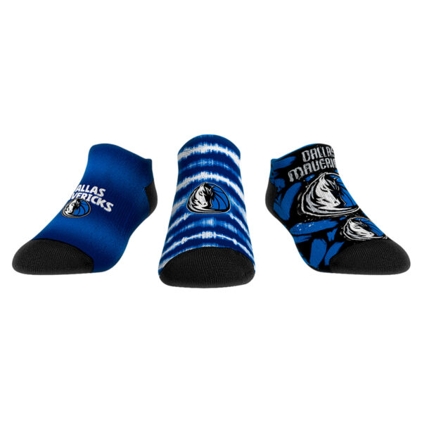 Youth Rock Em Socks Dallas Mavericks Make Some Noise 3-Pack Low-Cut Socks