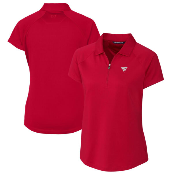 Women's Cutter & Buck Red Fanatics Corporate Forge Stretch Polo