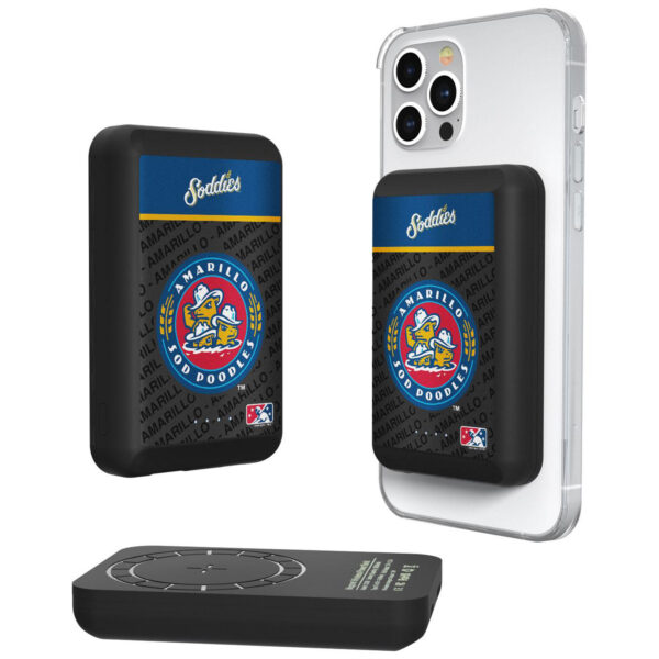 Amarillo Sod Poodles 5000mAh Wireless Magnetic Power Bank