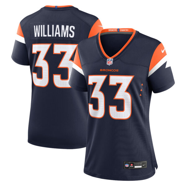 Women's Nike Javonte Williams Navy Denver Broncos Mile High Collection Alternate Game Jersey - Image 5