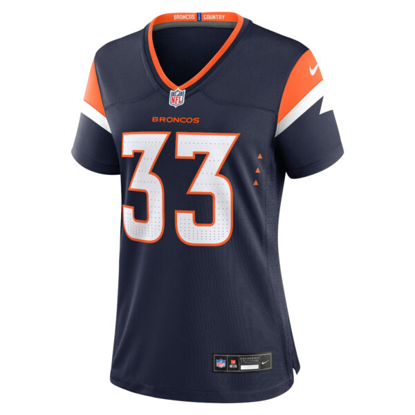 Women's Nike Javonte Williams Navy Denver Broncos Mile High Collection Alternate Game Jersey - Image 6