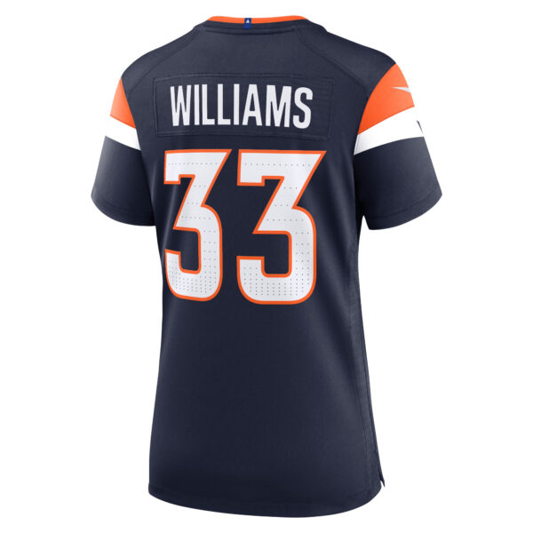 Women's Nike Javonte Williams Navy Denver Broncos Mile High Collection Alternate Game Jersey - Image 7