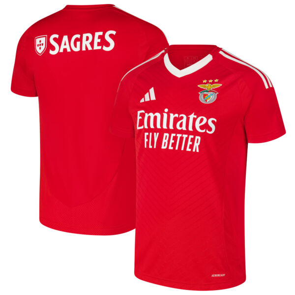 Men's adidas Red Benfica 2024/25 Home Replica Jersey - Image 5