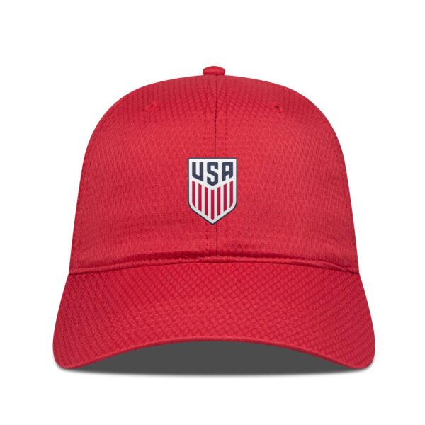 Men's Levelwear Red USMNT Matrix Patch Adjustable Hat - Image 7