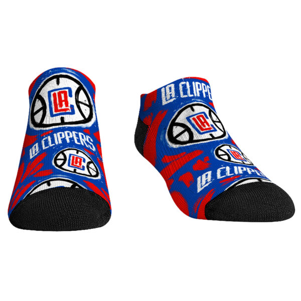 Youth Rock Em Socks LA Clippers Make Some Noise 3-Pack Low-Cut Socks - Image 5