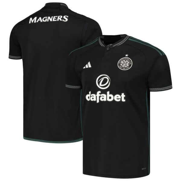 Men's adidas Black Celtic 2023/24 Away Replica Jersey