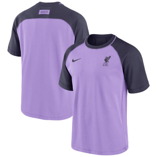 Men's Nike Purple Liverpool Travel Raglan T-Shirt