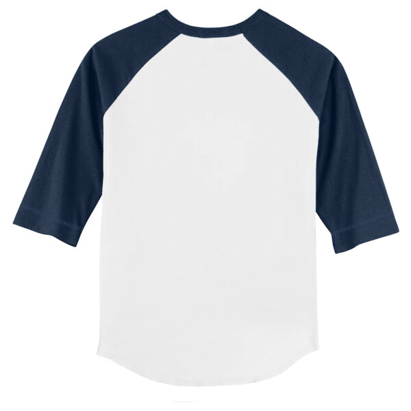 Toddler Tiny Turnip White/Navy Washington Nationals James 3/4-Sleeve Raglan T-Shirt - Image 7