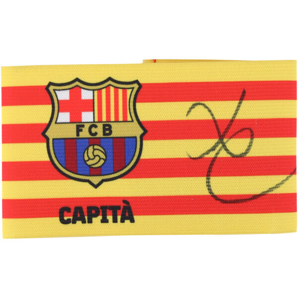 Luis Enrique Barcelona Autographed Captain's Arm Band