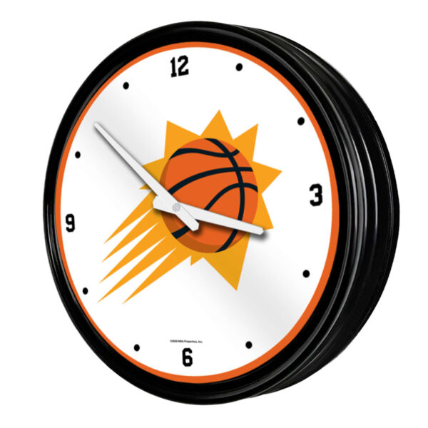 Phoenix Suns 18.75" Retro Lighted Wall Clock - Image 8
