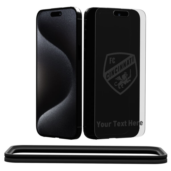Keyscaper FC Cincinnati Personalized iPhone Glass Screen Protector