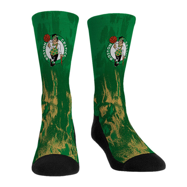 Youth Rock Em Socks Boston Celtics Three-Pack Crew Socks Set - Image 7