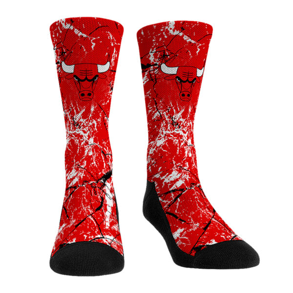 Youth Rock Em Socks Chicago Bulls Three-Pack Crew Socks Set - Image 8