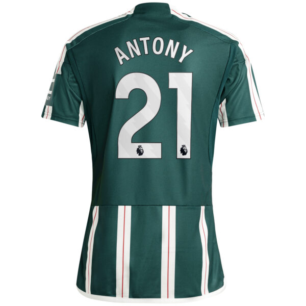 Men's adidas Antony Green Manchester United 2023/24 Away Replica Player Jersey - Image 7