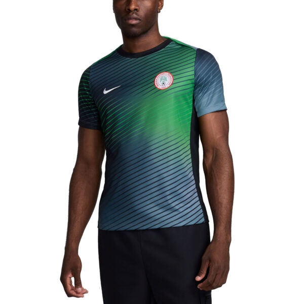 Men's Nike  Gray Nigeria National Team 2024 Academy Pro Pre-Match Top - Image 2