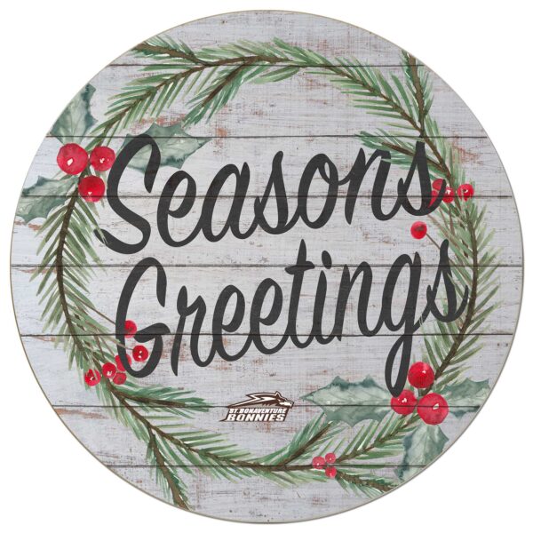 St. Bonaventure Bonnies 20'' x 20'' Season's Greetings Circle
