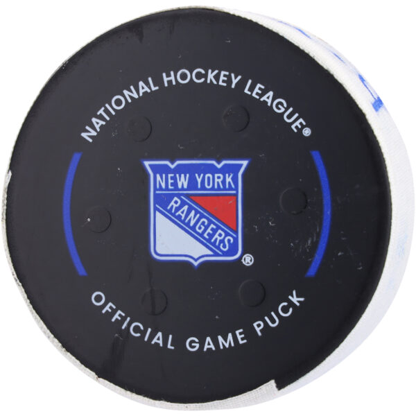 Anthony Duclair San Jose Sharks Game-Used Goal Puck From December 3, 2023 vs. New York Rangers - Image 6