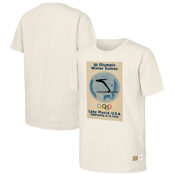 Men's  Natural 1932 Lake Placid Games Olympic Heritage T-Shirt - Image 8