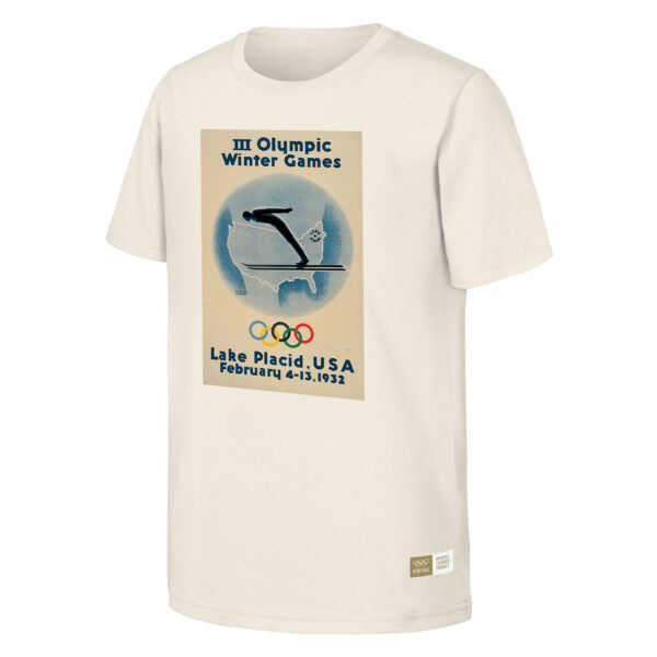 Men's  Natural 1932 Lake Placid Games Olympic Heritage T-Shirt - Image 6