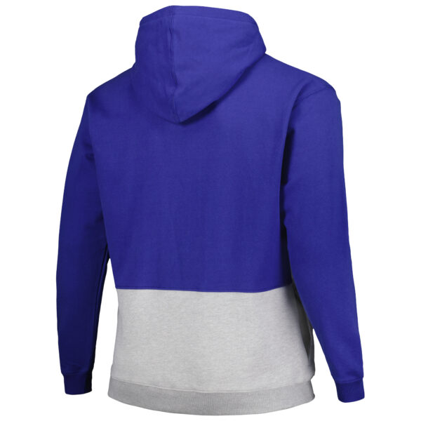Men's Fanatics Royal Philadelphia 76ers Big & Tall Anorak Half-Zip Hoodie - Image 7