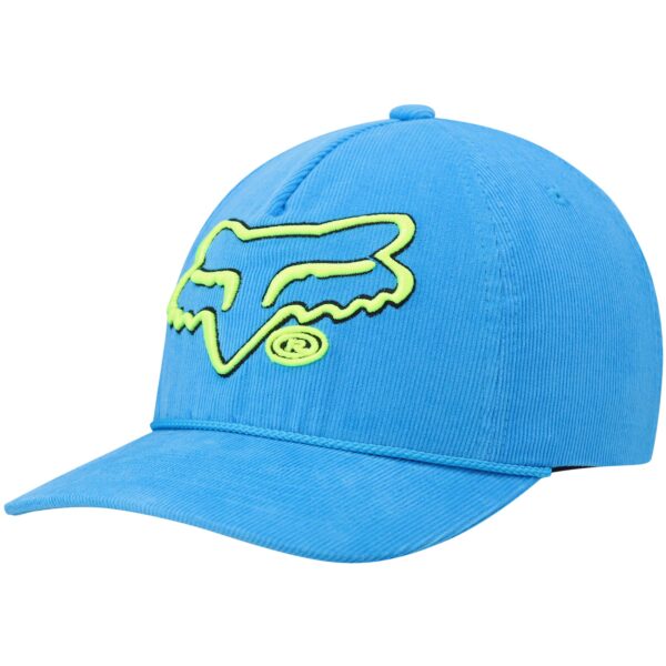 Men's Blue Fox Racing Brushed Snapback Hat - Image 2