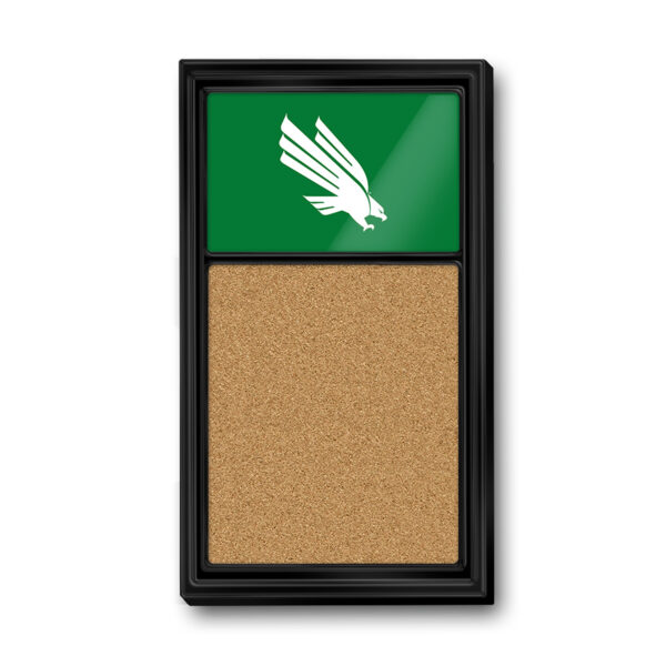 North Texas Mean Green 31'' x 17.5'' Cork Note Board