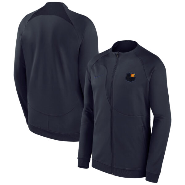 Youth Nike Navy Barcelona Academy Pro Anthem Raglan Performance Full-Zip Jacket - Image 5