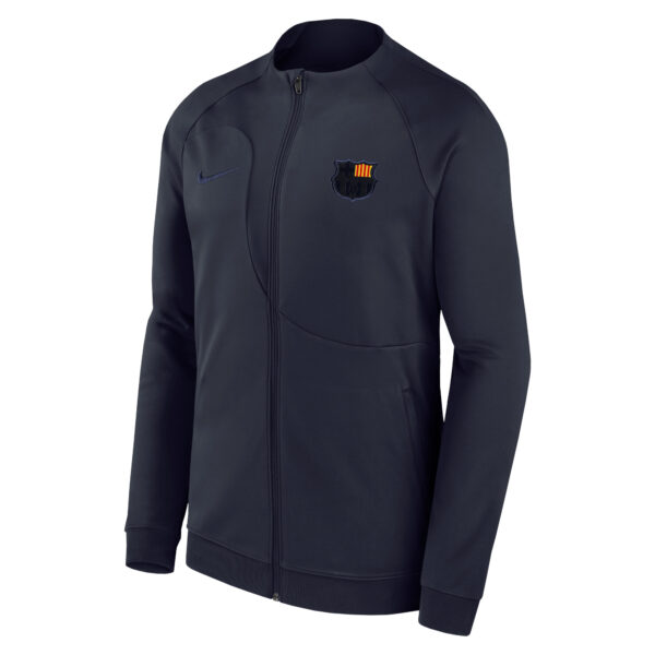 Youth Nike Navy Barcelona Academy Pro Anthem Raglan Performance Full-Zip Jacket - Image 6