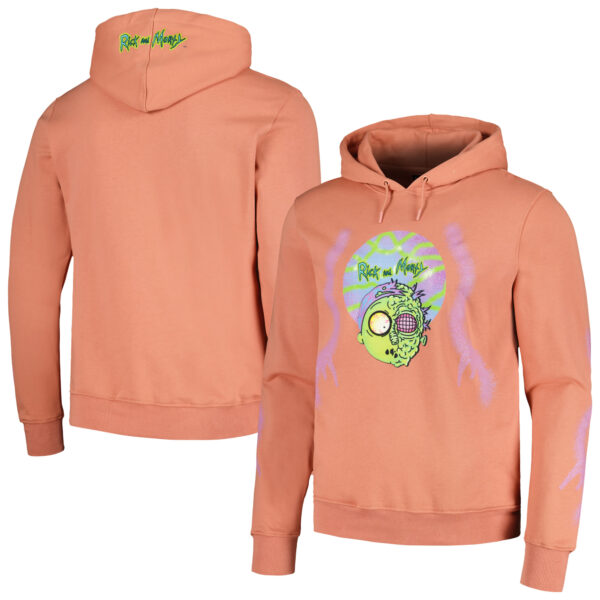 Unisex Freeze Max Orange Rick And Morty Morty Pullover Hoodie