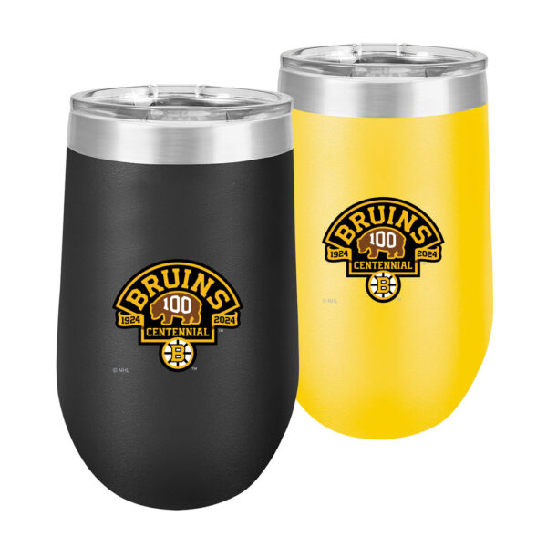 Boston Bruins Centennial Two-Piece 16oz. Wine Tumbler Set