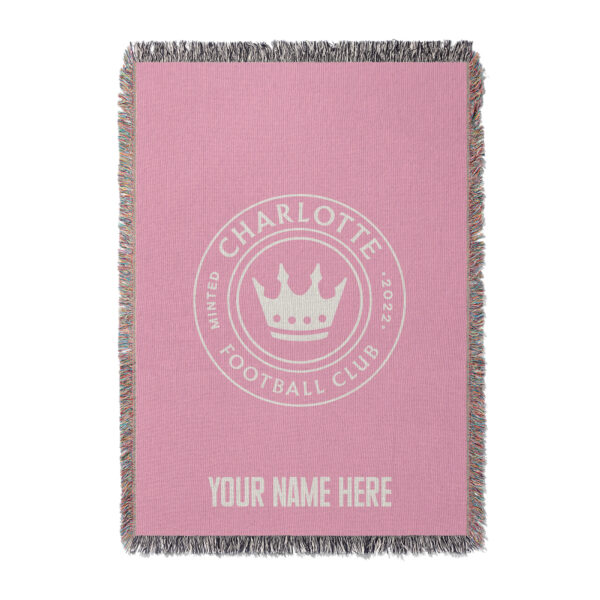 Chad & Jake Charlotte FC 50" x 60" Personalized Woven Blanket