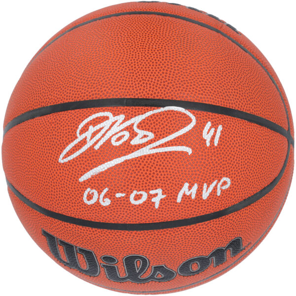 Dirk Nowitzki Dallas Mavericks Autographed Wilson Authentic Series Indoor/Outdoor Basketball with "06-07 MVP" Inscription