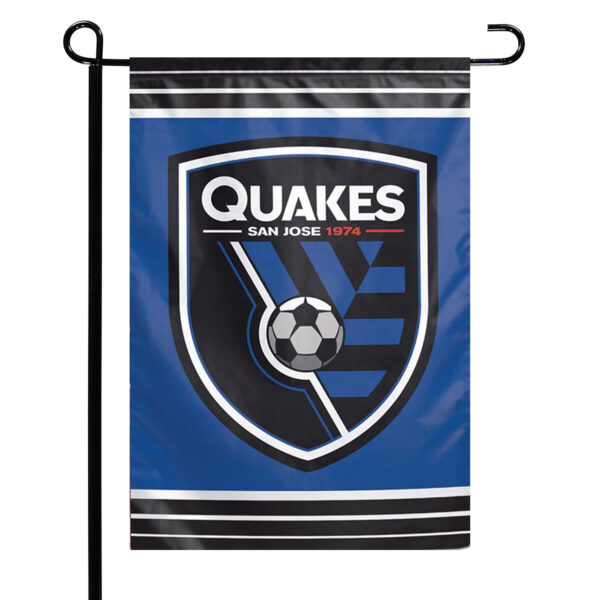 WinCraft San Jose Earthquakes 12" x 18" Double-Sided Garden Flag
