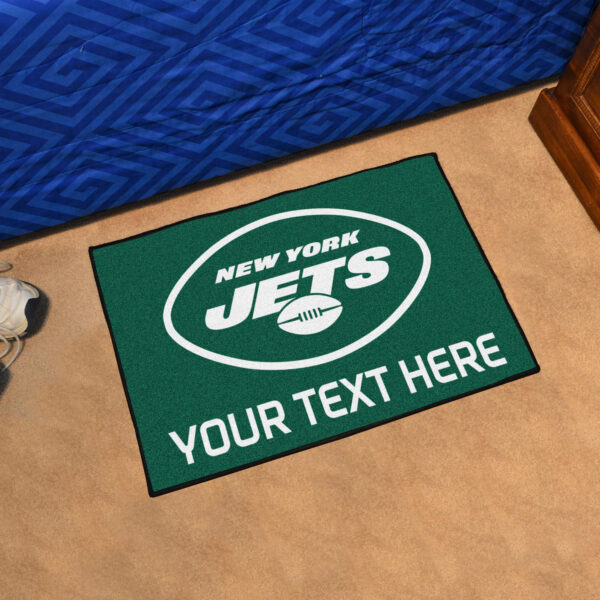 New York Jets 19'' x 30'' Personalized Accent Rug - Image 5