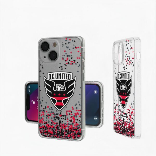 D.C. United iPhone Confetti Design Clear Case