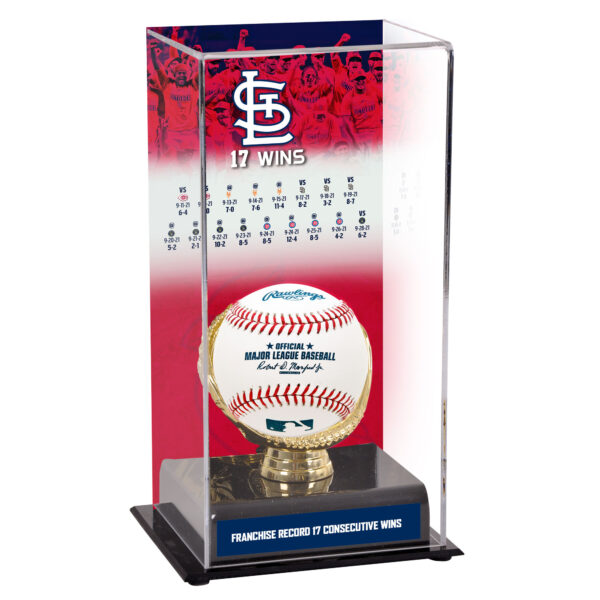 St. Louis Cardinals Franchise Record Winning Streak Display Case with Image