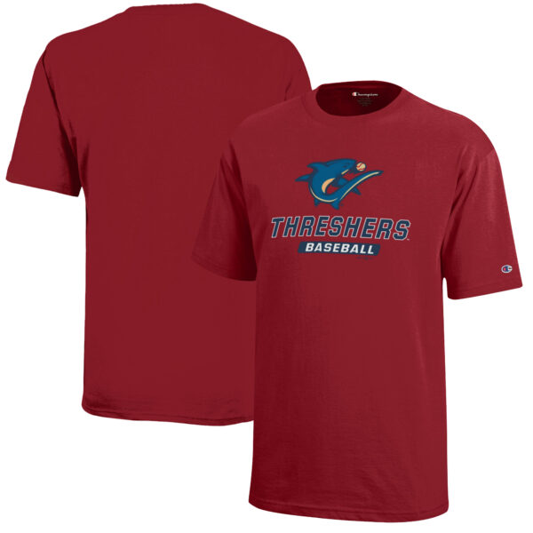Youth Champion Red Clearwater Threshers Jersey T-Shirt - Image 5