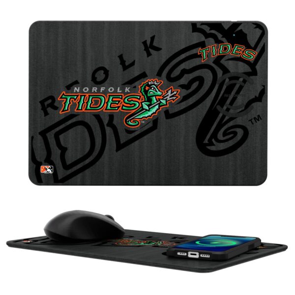 Keyscaper  Norfolk Tides Wireless Charger and Mouse Pad