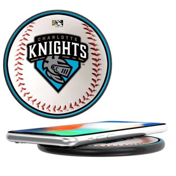 Charlotte Knights Baseball Design Wireless Charger