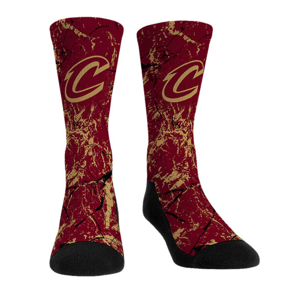 Youth Rock Em Socks Cleveland Cavaliers Three-Pack Crew Socks Set - Image 5