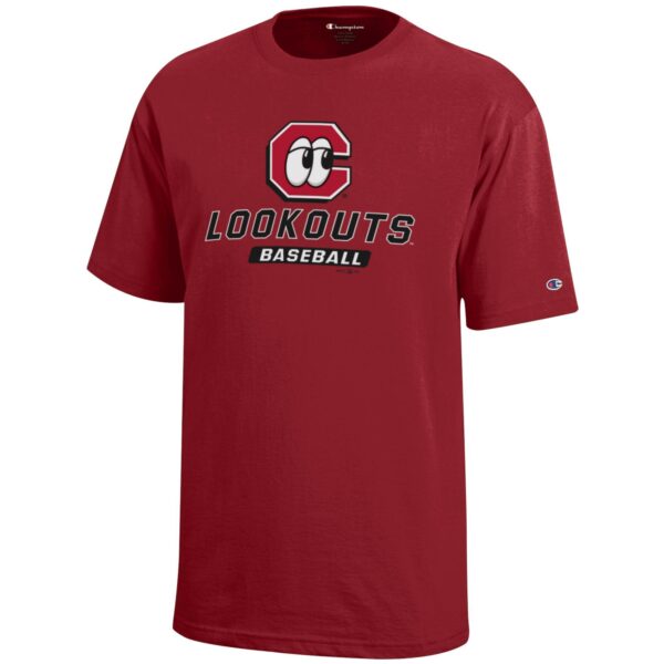 Youth Champion Red Chattanooga Lookouts Jersey T-Shirt - Image 6