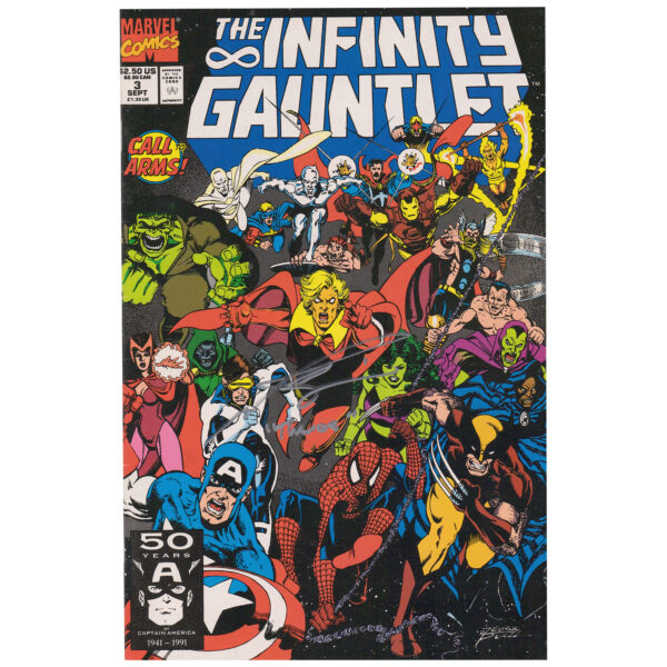 Josh Brolin Autographed Avengers Comic #3 with "Thanos" Inscription
