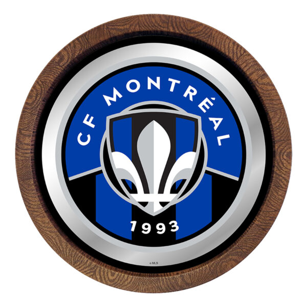 CF Montreal 20.25'' Barrel Top Framed Mirror Sign