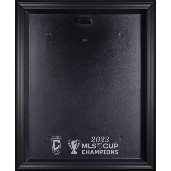 Columbus Crew 2023 MLS Cup Champions Black Framed Team Logo Jersey Display Case