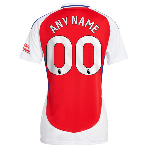 Women's adidas  Red Arsenal 2024/25 Home Replica Custom Jersey - Image 7