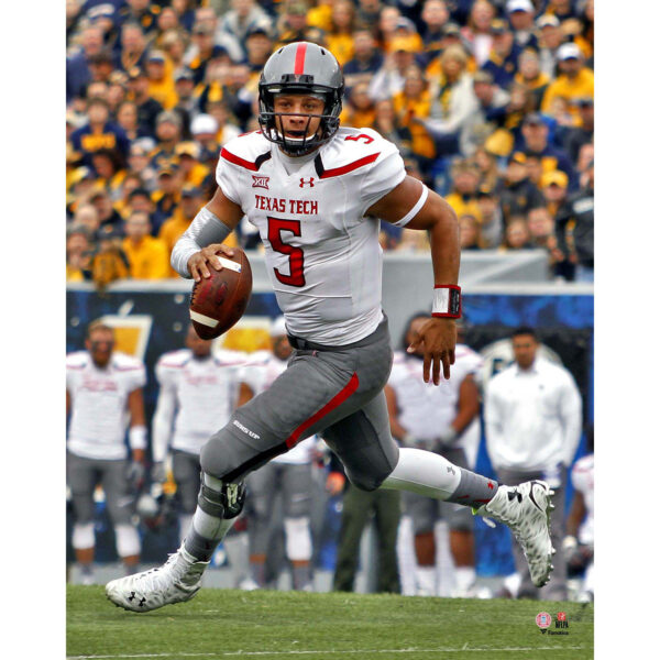 Patrick Mahomes Texas Tech Red Raiders Unsigned Running Photograph