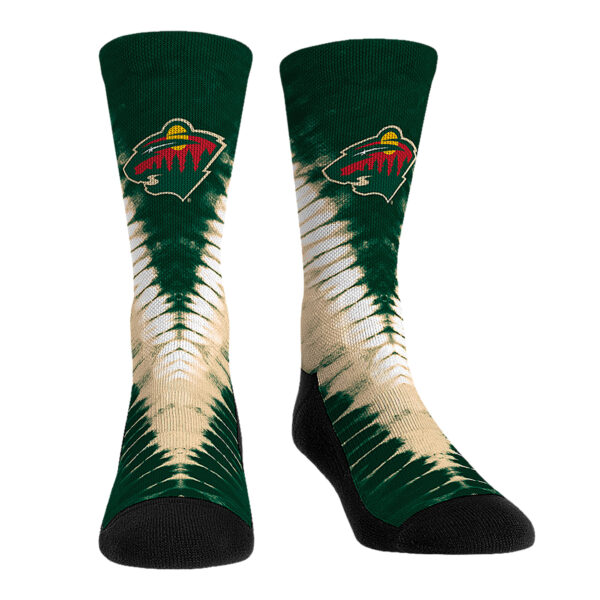Youth Rock Em Socks Minnesota Wild Three-Pack Crew Socks Set - Image 8