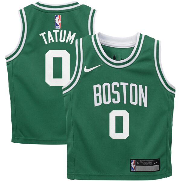 Toddler Nike Jayson Tatum Green Boston Celtics Swingman Player Jersey - Icon Edition - Image 2