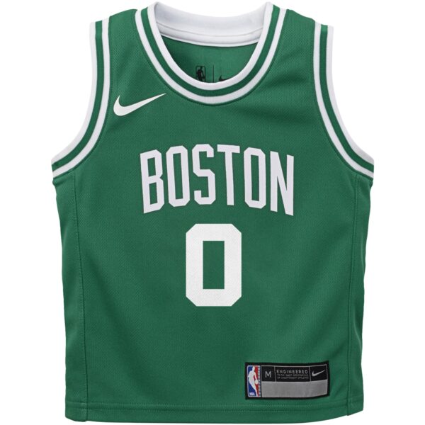 Toddler Nike Jayson Tatum Green Boston Celtics Swingman Player Jersey - Icon Edition - Image 3